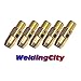 WeldingCity 5-pk Gas Diffusers 54A for Lincoln Magnum 300-400Amp and Tweco #3/#4 MIG Welding Guns