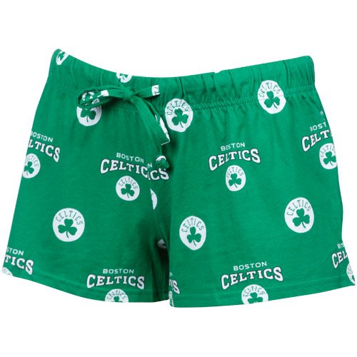 NCAA Boston Celtics Ladies Kelly Green Supreme Shorty Shorts (Large)