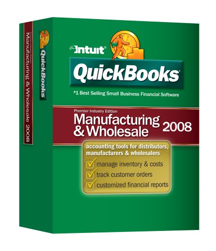 Quickbooks Premier Manufacturing  Wholesale Edition 2008 [OLD VERSION]