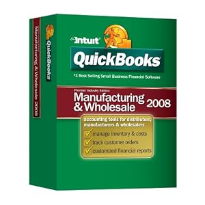 Quickbooks Premier Manufacturing and Wholesale Edition 2008 [OLD VERSION] by Intuit