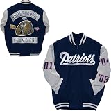 G-III New England Patriots Canvas Super Bowl Commemorative Varsity Jacket