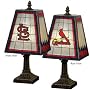 St. Louis Cardinals 14-Inch Art Glass Lamp