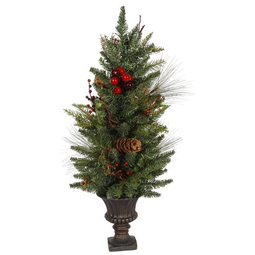 Regal Pine/Berry Potted Tree - Green (30'')- black friday deal