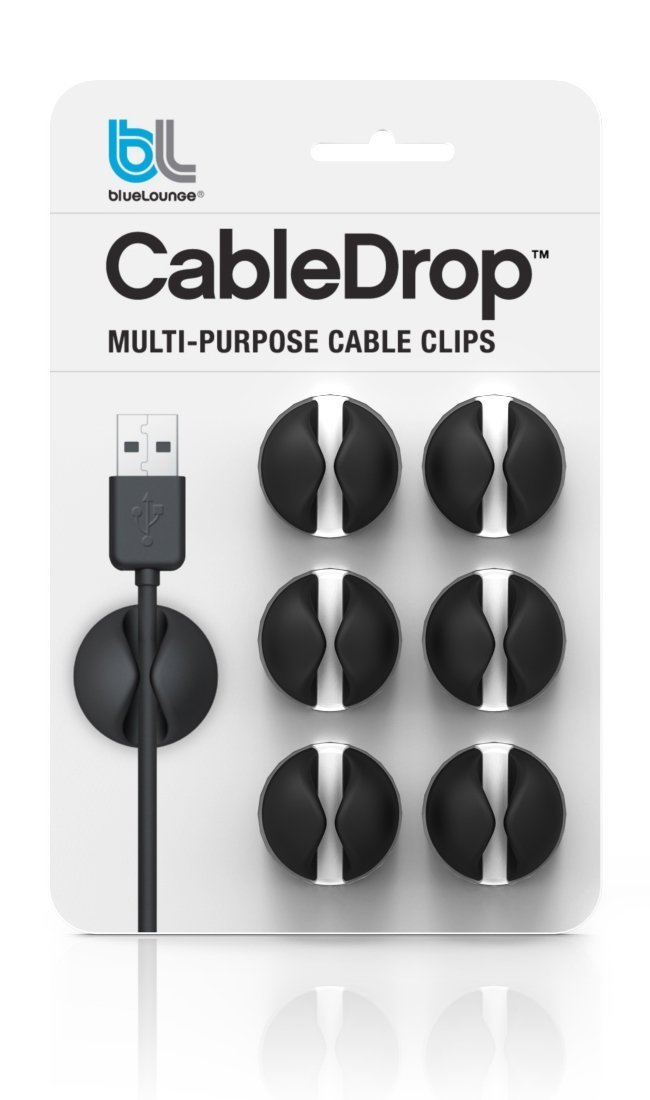 Amazon.com: Bluelounge CableDrop Black - Cable Management System ...