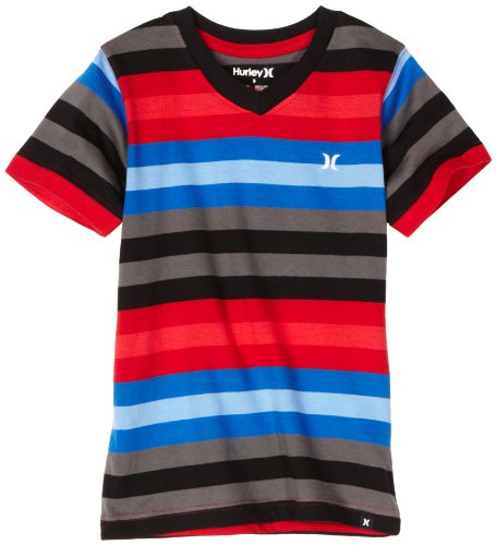Hurley Boys 8-20 Jersey Boy Graphic Tee, True Red, Large
