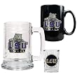 LSU Tigers NCAA 15oz Tankard, 15oz Ceramic Mug & 2oz Shot Glass Set - Primary Logo by Great American Products