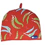 Rushbrookes Reversible Tea Cosy, Chillies, Red and White, 4 Cup