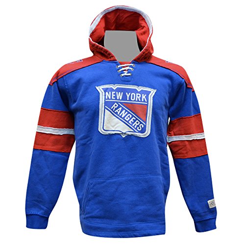New York Rangers Youth CCM Pullover Hooded Sweatshirt