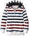 Nautica Boys' Printed-Stripe Jacket with Sherpa Lining