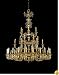 Crystorama Lighting 2619-OB 55 Light Kensington Chandelier Olde