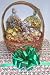 Scott's Cakes Large Nanny's Christmas Surprise Cookie Basket with Handle Candy Cane W...