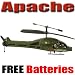 Toys : Apache Radio Control Helicopter inc FREE batteries