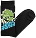 Star Wars Yoda Jedi Master Men's Crew Socks Size 6-12 Black