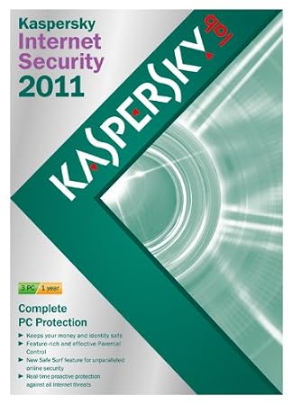 Kaspersky Internet Security 2011, 3 PC, 1 Year Subscription (PC)