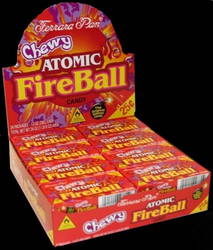Chewy Atomic Fire Balls by Ferrara Pan