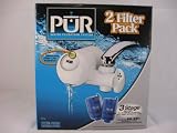 PUR FM-9700 3 Stage Horizontal Faucet Mount with 2 Filters White