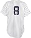Yogi Berra Autographed Jersey | Details: New York Yankees, Majestic, Pinstripe