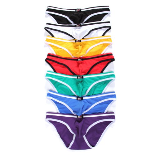 Urparcel Men's Cozy Briefs Boxers Cotton Underwear Underpants Bikini