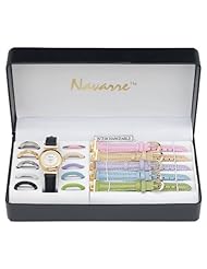 New Navarre Ladies Watch With Six Bands Eleven Interchangeable Faces 66-In-1 Gift Boxed
