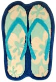 SLIPPER RUG/MAT - NAVY BLUE - ISLAND DECOR