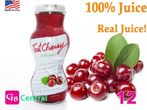 Tart CHERRY Real Taste 100% Juice 6 fl. oz. (180 ml) Case Pack 12