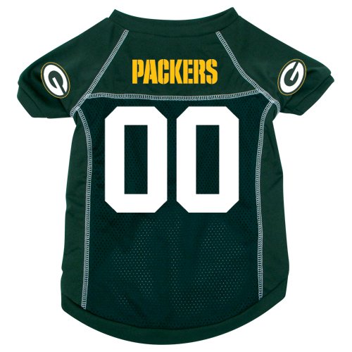 Hunter Green Bay Packers Pet Jersey Large