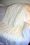 Crocheted Blanket/afghan/throw/quilt $49.99 Full Beautiful. Free Shipping!!!