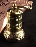 Turkish Coffee Brass Hand Made Engraved Grinder Spice Salt Pepper Mill