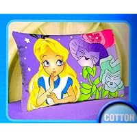 Alice in Wonderland Pillowcase Pillow Sham Cover