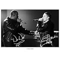 EMINEM & DR DRE SIGNED AUTOGRAPH PHOTO A4 12X8 INCHES PRINT POSTER
