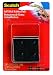 3M Scotch 754ES Self-Stick Rubber Pads, Large, Black, 6-Pack