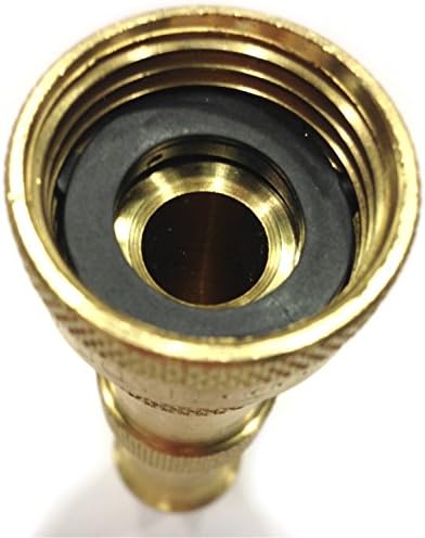 2 Hose Nozzle High Pressure for Car or Garden - Solid Brass Fittings - Set of 2 Nozzles - Lifetime Guarantee - Adjustable Water Sprayer From Spray to Jet - Heavy Duty - Fits Standard Hoses