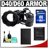 MADE Rubberized Camera Armor (Black) for Nikon D40, D40x & D60 Digital SLR  ....