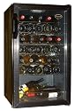 Vinotemp 34 Bottle Wine Cellar - Black Finish