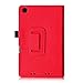Fintie Folio Case for Acer Iconia One 7 B1-730HD Tablet Premium Vegan Leather Slim Fit Stand Cover With Stylus Holder - Red