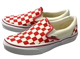 【VANS】バンズ SLIP ON(スリッポン) V98 RED/WHT CHECK