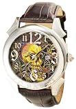 Ed Hardy Men's Brown Leather Strap Watch