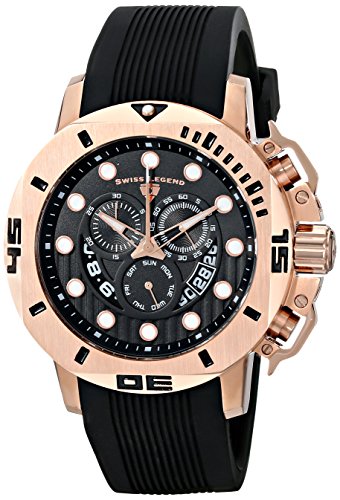 Swiss Legend Mens 10538S-RG-01 Scubador Analog Display Swiss