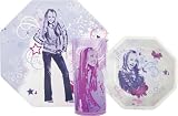 Disney Hannah Montana dinnerware set - 3 pcs plate, bowl and tumbler set