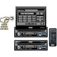Pyle PLTS78DUB 7-Inch In-Dash Detachable Motorized Touch Screen TFT/LCD Monitor with DVD/CD/MP3/MP4/USB/SD/AM-FM Bluetooth Receiver