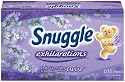 Snuggle Exhilarations White Lavendar & Sandalwood Twist Fabric Sheets, Purple, 105-Sheet Box (Pack of 6)