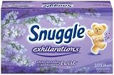 Snuggle Exhilarations White Lavendar & Sandalwood Twist Fabric Sheets, Purple, 105-Sheet Box (Pack of 6)