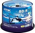 TDK Blu-ray BD-R Disk | 25GB 4x Speed Spindle 50 Pack (Japanese Import)