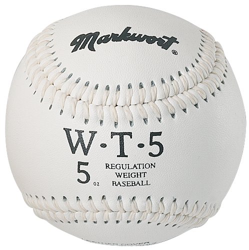Markwort Weighted 9-Inch Baseballs-Leather Cover (Individually Boxed)