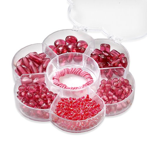 KnorrPrandell 6049127 - Sortimentsbox Blume, 6 Sorten, 90 g, Wachskordel in Box, erika handgefertigt