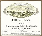2005 Fritz Haag Brauneberger Juffer Sonnenuhr Riesling Spatlese 750 mL