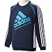 (アディダス)adidas YB BC スリーストBIGロゴスウェットクルー HN252 O37141 ダークネイビー/ホワイト 150