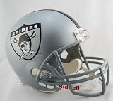 Oakland Raiders 1963 Throwback Riddell Full Size Deluxe Replica Football Helmet