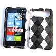 HTC HD7 (T-Mobile) Snap-On Protector Hard Case Texturized "Argyle Pattern" Design
