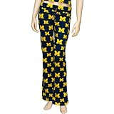Michigan Wolverines Ladies Navy Blue Tandem Pajama Pants